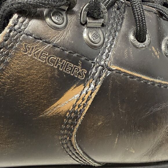 Skechers Chunky Platform Lug Sole Shoes Mens 10 Brown Leather Oxford Vintage Y2K main image 12